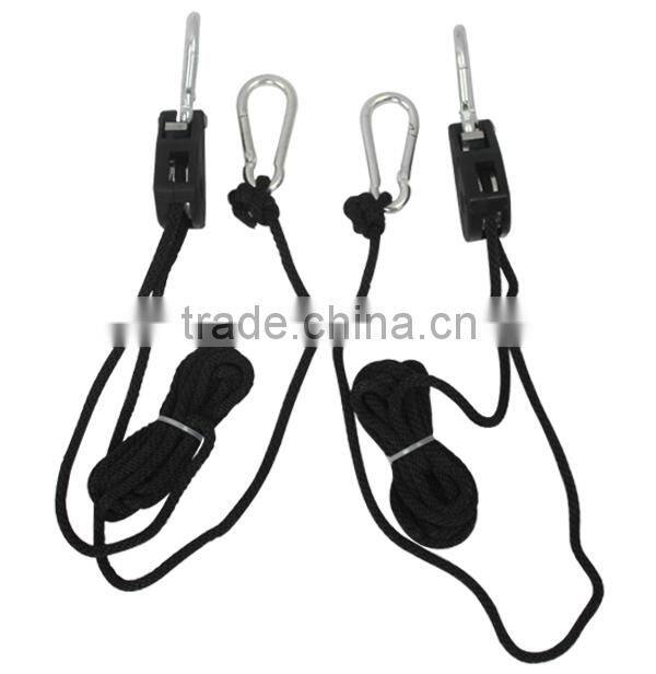 Heavy duty Polypropylene rope 150LBS 1/8" rope hanger rope ratchet