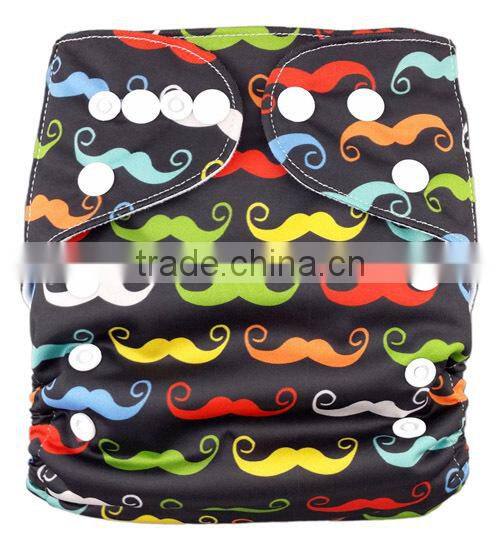 AnAnBaby Pocket Cloth Diaper Double Row Snaps Diapers