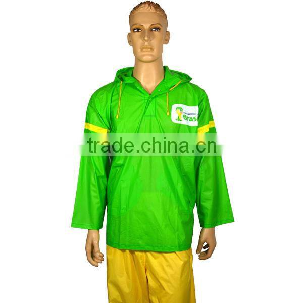 fashionable windbreaker pvc jackets