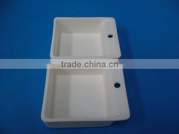 Customized High Alumina Smelting Ceramic Boat Crucibles