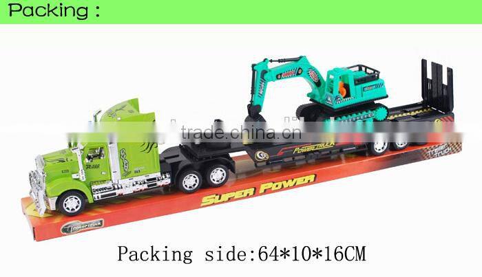Friction truck, Plastic Toy Tractors, Trailer Truck Toy