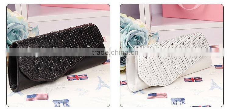 Latest Fashion Pretty Luxury Crystal Evening Bags,Gold Evening Clutch Bags
