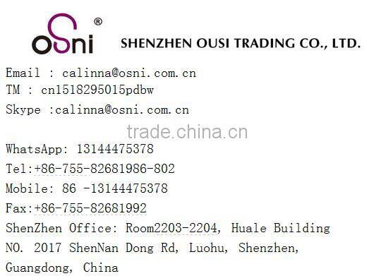 Osini new styple gridding zipper closure pouch cosmetic bag Makeup Bag for ladies