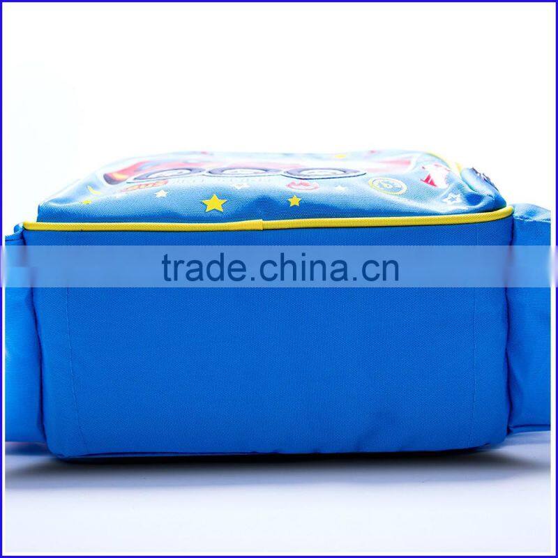 Top quality waterproof oxford fabric cartoon student school bag for boys