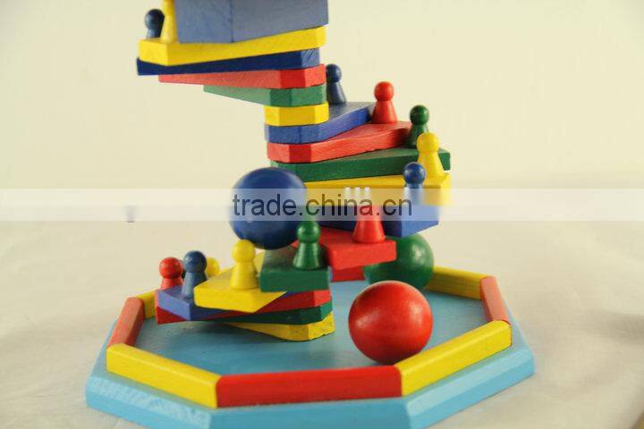 Wood Drum konck toy kids