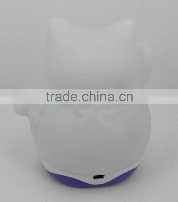 EN71-1-2-3 Touch on/off Baby night light with 7 colors