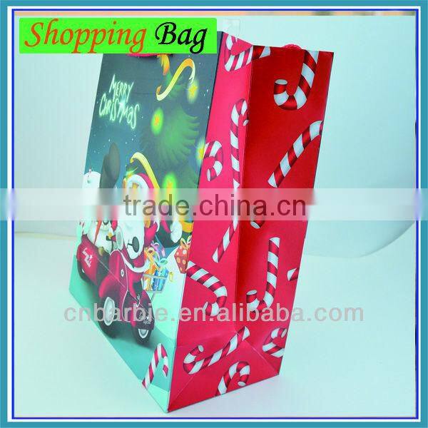 3D reindeer xmas handmade gift paper shopping bag