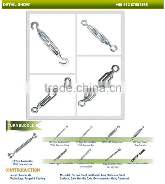 us type turnbuckle u.s type turnbuckle with oval eye and jaw