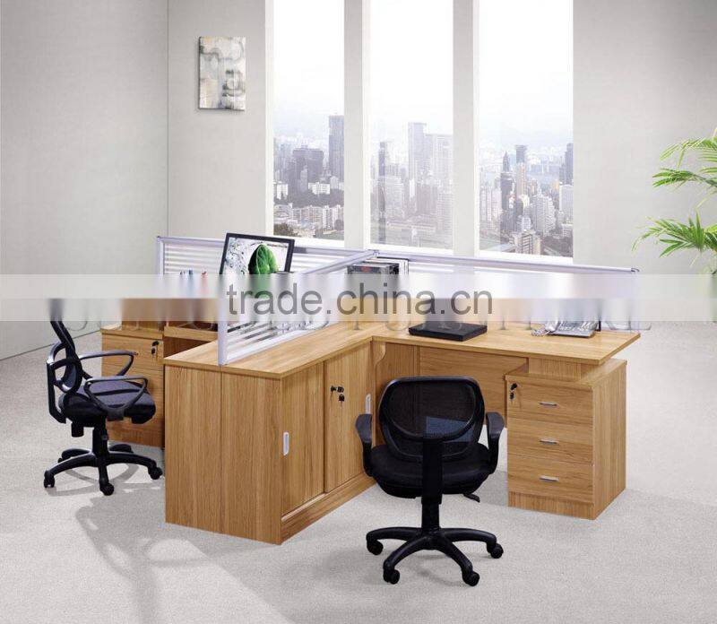 Unique Home study Wooden Table Workstation/ 2 seater Office Cubicle ( SZ-WS435)