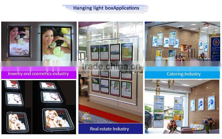 Double side window light box for Real Estate