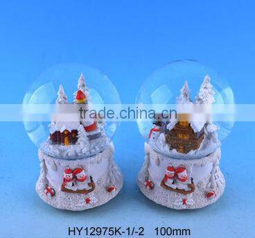 Polyresin Christmas waterball ,globeball