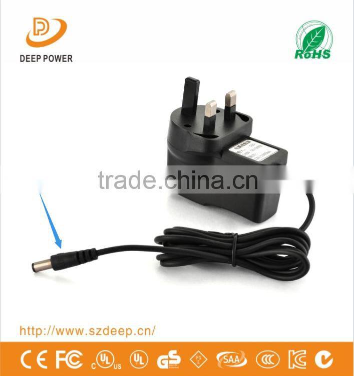 China Manufacture Ac Dc Wall Type Power Adapter 12v 1.5a 18w