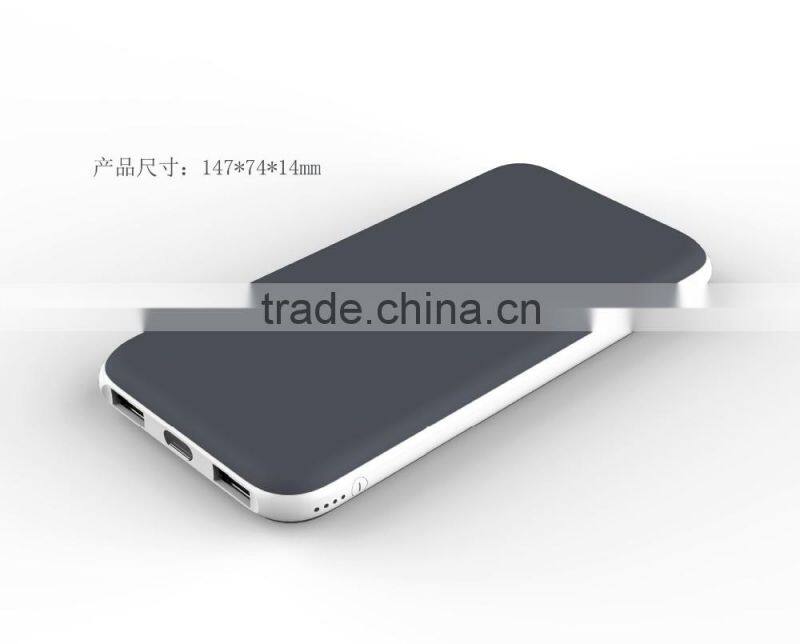 thin polymer power bank mobile chargers 10000mah