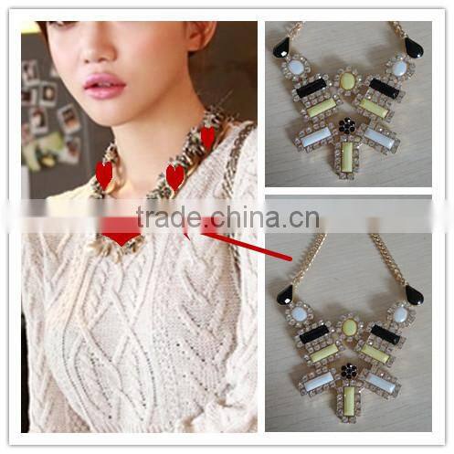 New Design Multicolor Beaded Necklace With High Quality for Ladies Sweater - N1412007