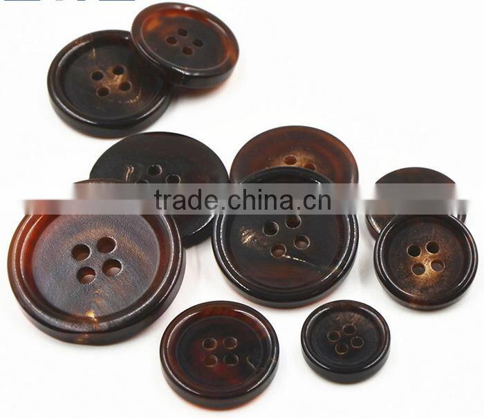 Sedex Audited Factory 2 Pillar ox horn button, real horn button