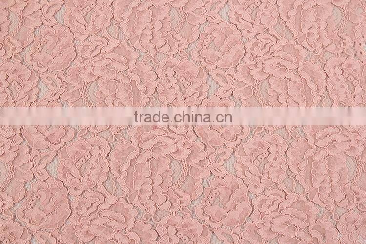 wholesale best sale cheap high quality pink cord organic cotton lace fabric buy online