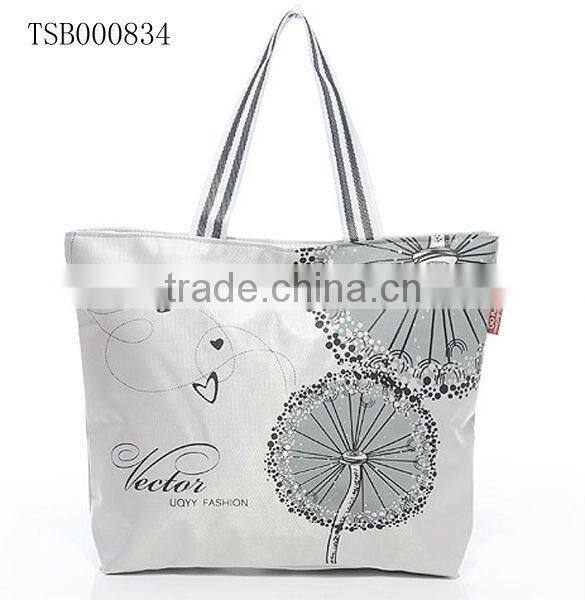 hot sale print large oxford tote bag for women