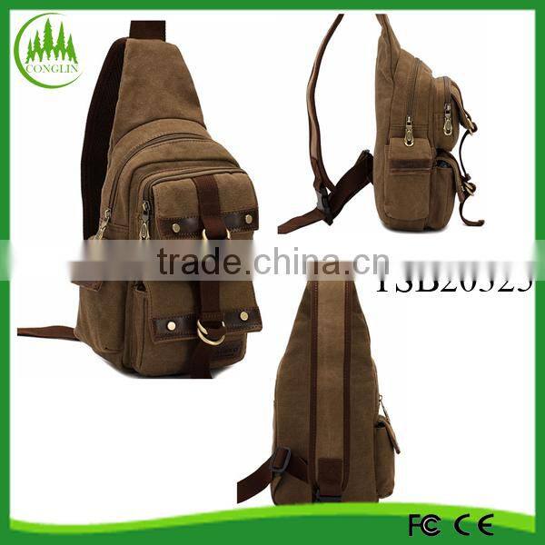 2015 new fashion wholesale china travel bag canvas bag men waist bags