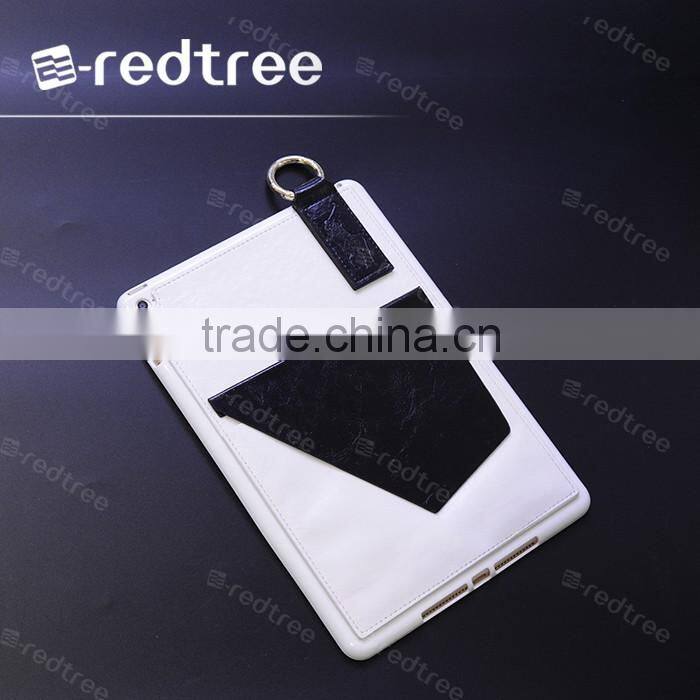 New arrival Foldable Stand card holder Leather Case For iPad tablet case