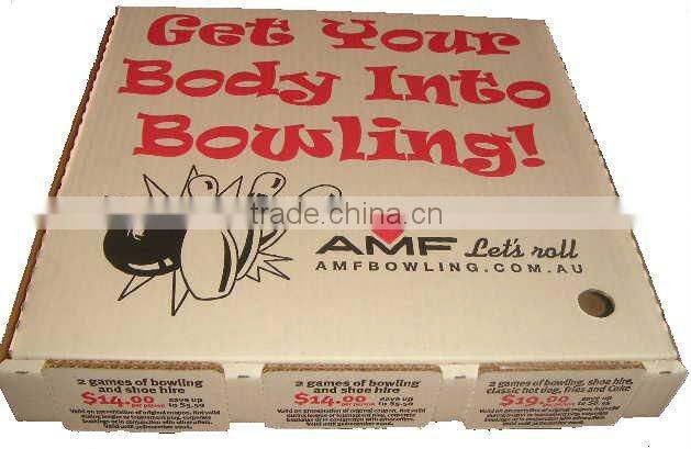 decorative cardboard pizza box