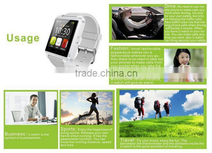 U8 smart watch with water proof multi language