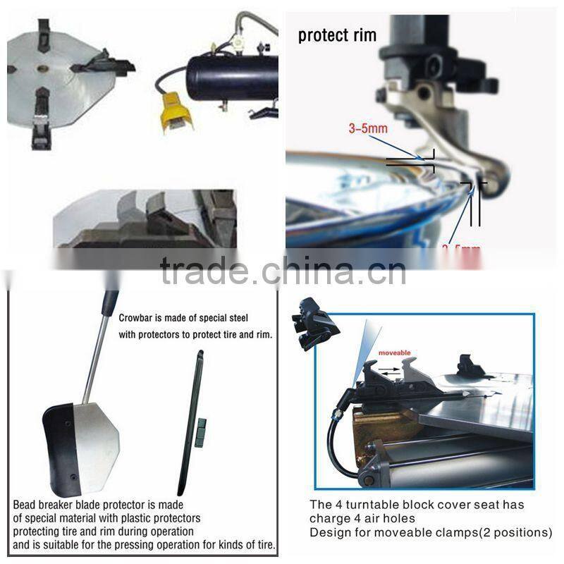 high quality made in China Automatic tyre changer/tire machine/full automatic tire changer for sale