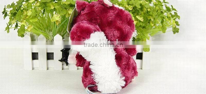 2014Hot Sale Plush Animal Big Eyes The red squirrel soft toys