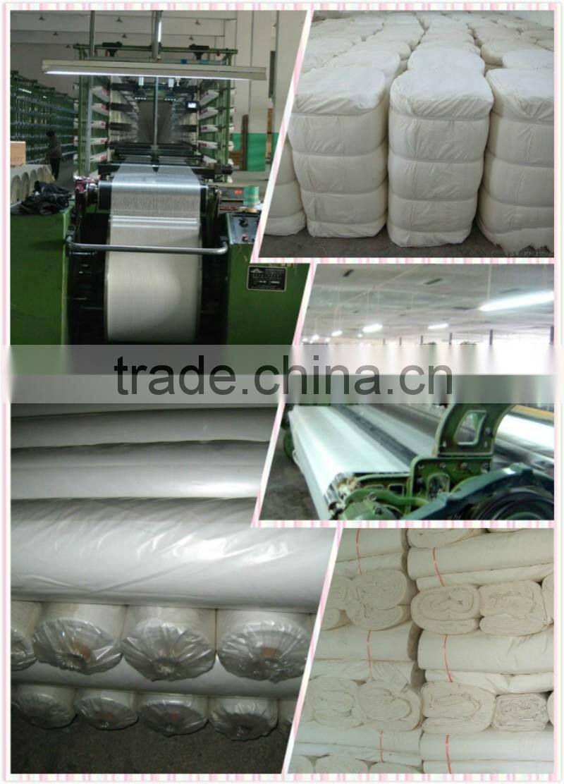 Cotton polyester textile brushed lycra fabric