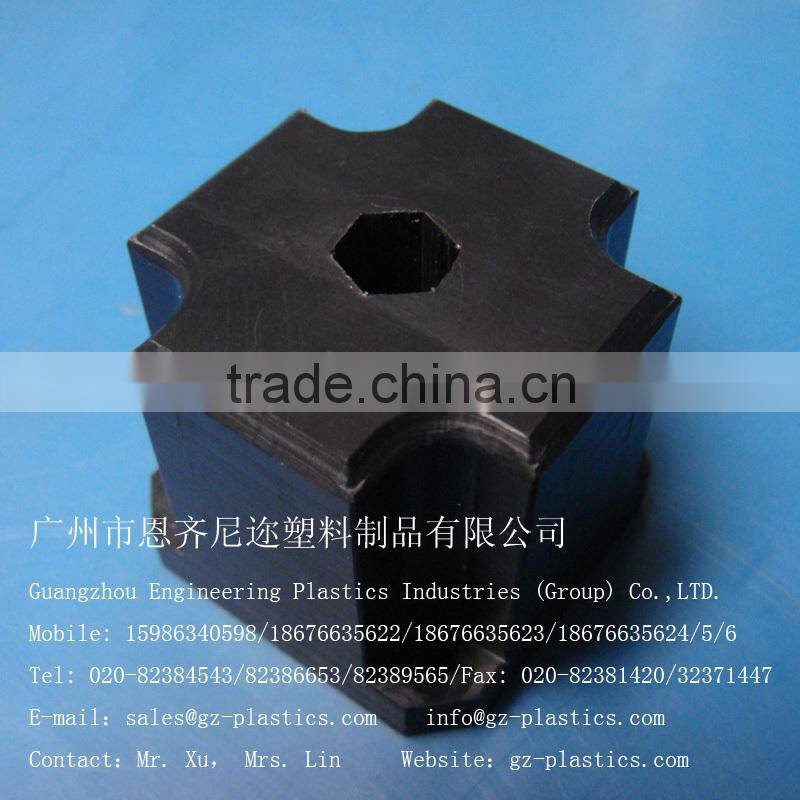 engineering plastic pa6 nylon pom pe injection molded part