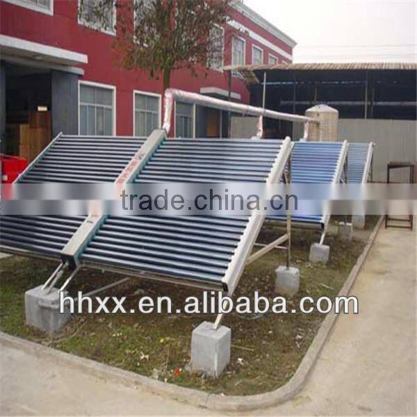 vacum tube solar collector project for swimming pool