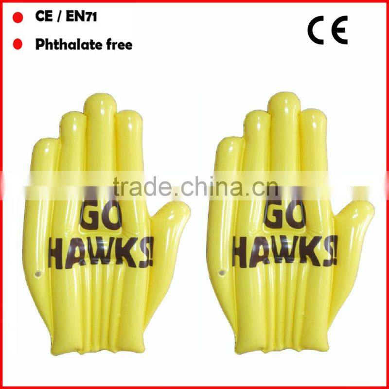 PVC inflatable German hand /inflatable germany fingers for promition