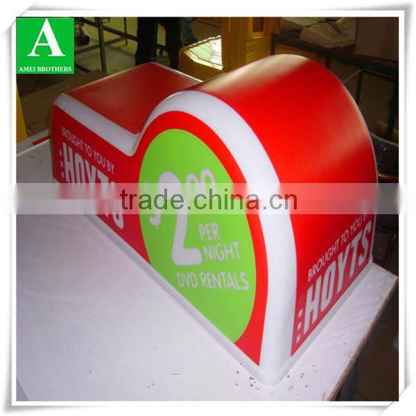 Vacuum thermoforming factory PP PE stand for Nestle sign board