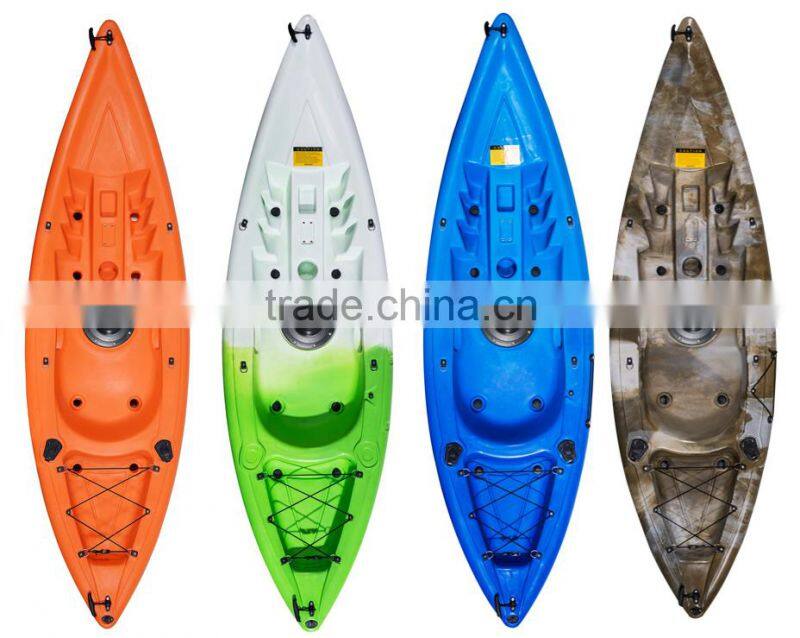 single kayak with pedals and rudder made in china