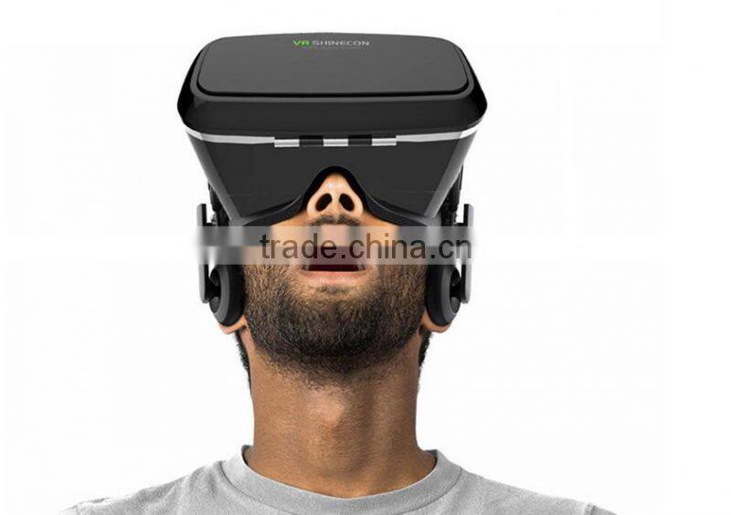 VR Shinecon 3D Glasses Universal VR Box Virtual Reality Google Cardboard Video Headset Helmet