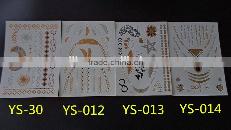 YS metallic tattoo Flash tattoo wholesale