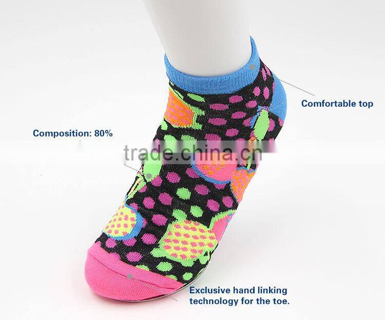 Fruit Jacquard Girl and Women Sport socks