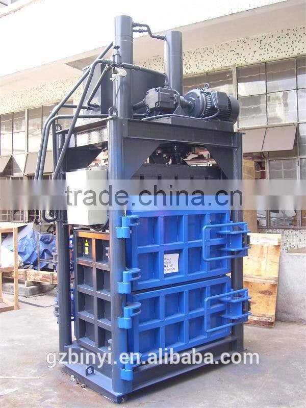 waste paper baling machine , waste plastics vertical compress packing machine