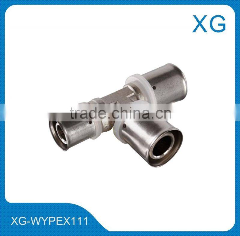 Brass compression fittings for multilayer pipes/Screw Fittings Equal union/socket in Brass for Multilayer Pipes