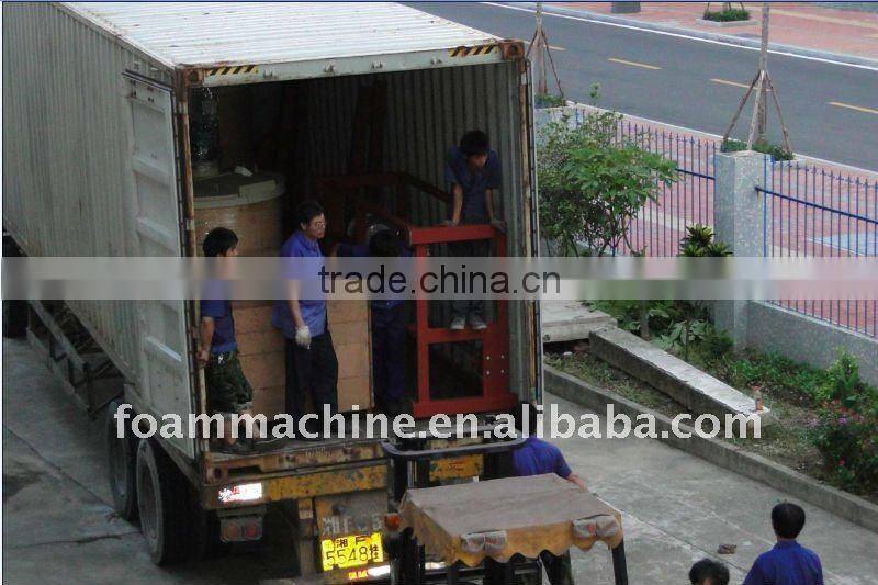 Automatic digital cintrol carrousel splitting foam machine