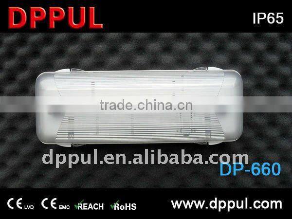 2016 Newest Emergency bulkhead lamp DP660S IP65 Bulkhead 2x8w fluorescent Emergency Light