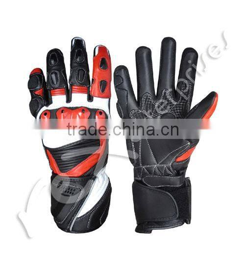 Leather Motorbike Motorcycle Racing Sports Gloves