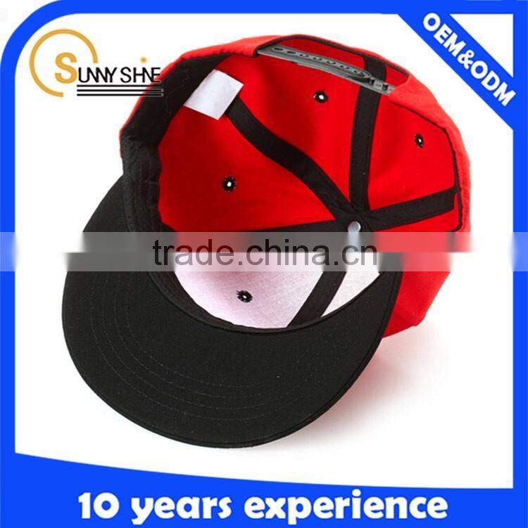 Blank short brim snapback plain hats wholesale