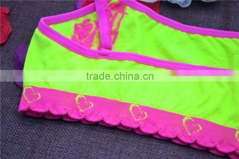 Hot seamless girls tank top bra crop top young girl underwear