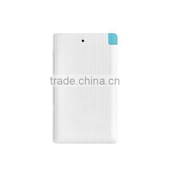 wholesale credit card power bank charger pocket power 4000mah