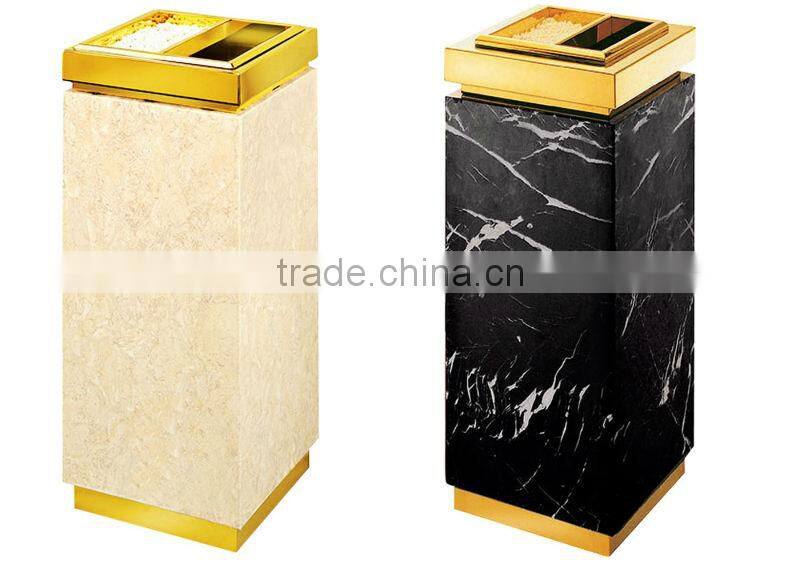 Square standing litter bin,ashtray bin