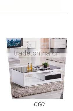 Hot sales C5 modern stainless steel frame mable coffee table