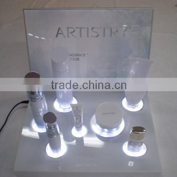 cheap price acrylic makeup case cosmetic showcase makeup display