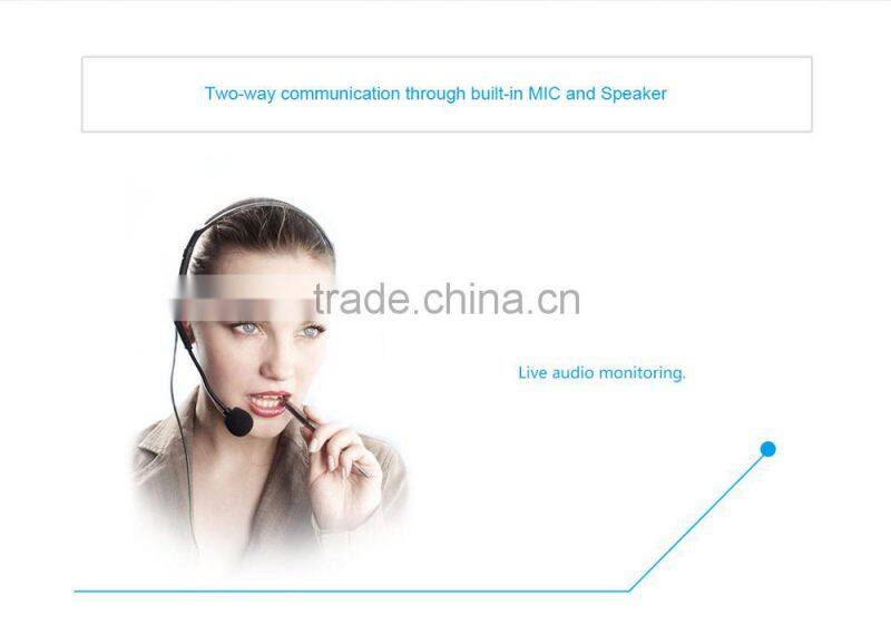 Smart 720P HD Network IP camera WIFI Alarm System with Instant Video Alarm and live monitoring