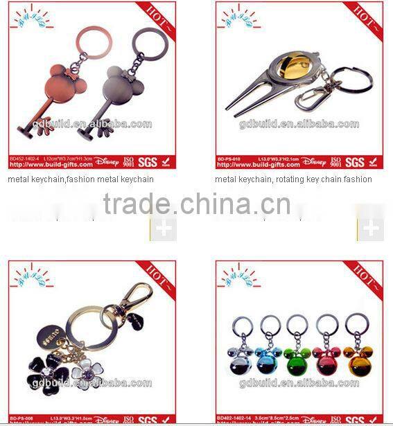 funny heart shape metal key chain