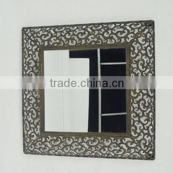 French handmade metal mirror for wall mounted